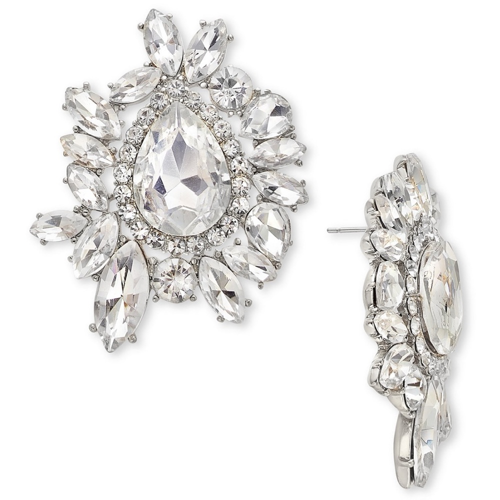 INC INTERNATIONAL CONCEPTS Crystal Cluster Statement Earrings